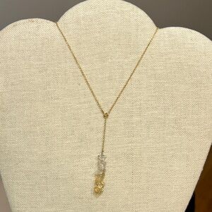 Y-Drop Genuine Citrine necklace